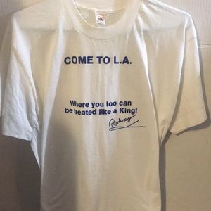 Singled Stitched SO RARE LA Riots 1990 Tshirt Mint